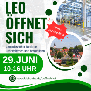 Leo offnet sich Save the Date