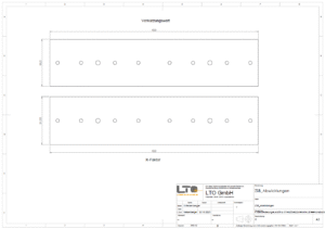 Verkuerzungswert Zeichnung Unterschied Original zu K Faktor abgewickelt
